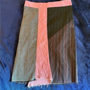 Multicolor Patchwork Women's Skirt